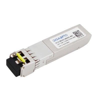 100BASE BX CSFP Dual BIDI 40km TX1550nm RX1310nm SM جهاز الإرسال والاستقبال LC DOM
