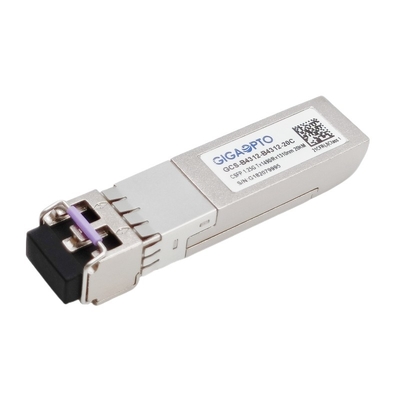 1000Base 2 قنوات BIDI CSFP Compact SFP Transceiver Module TX1490nm / RX1310nm 20km