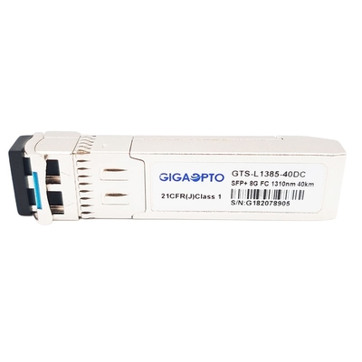 DOM 8G Fibre Channel FC SFP + جهاز الإرسال والاستقبال ER 40km 1310nm Module