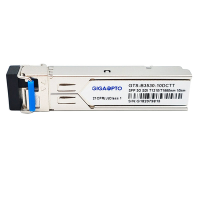 3G-SDI 1-Fiber BiDi Dual Transmitter 1310nm / 1550nm 10km Video Pathological Patterns Module Non MSA Pinout