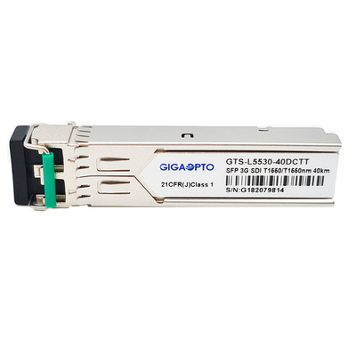أجهزة إرسال مزدوجة SD-SDI / HD-SDI / 3G-SDI 1550nm 40km وحدة الألياف المزدوجة Non MSA Pinout