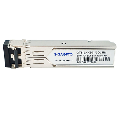 جهاز استقبال أحادي للفيديو 3G 1310nm 10km وحدة الأنماط المرضية للفيديو LC DDM Non MSA Pinout