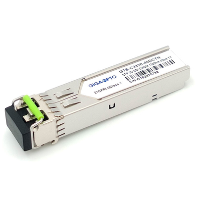 وحدة الإرسال الأحادية 3G-SDI SFP CWDM 1270nm-1610nm 40KM SMF LC DDM Non MSA