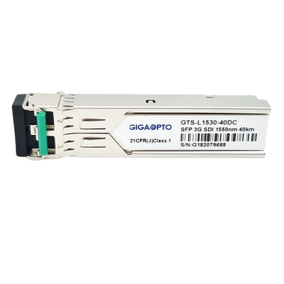 SMPTE 3G-SDI SFP 1550nm 40km وحدة استقبال الارسال البصري MSA DDMI