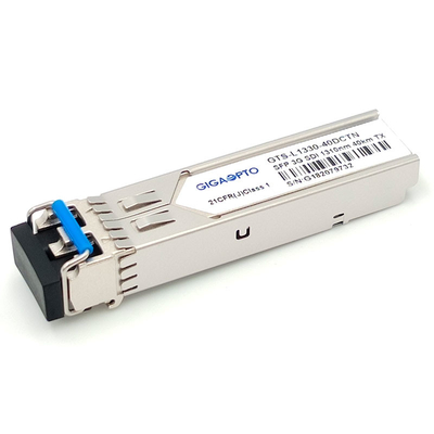غير MSA Pinout 3Gbps فيديو SFP جهاز الإرسال والاستقبال المرسل البصري 1310nm 40km لـ SD HD / 3G SDI
