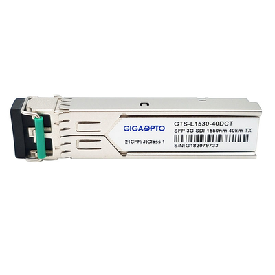 MSA 3Gbps Video SFP Transmitter 1550nm 40km لـ SD HD 3G SDI