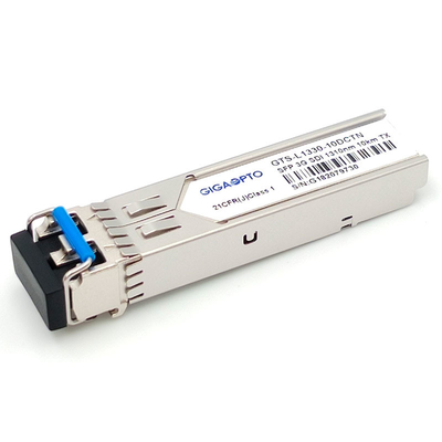 غير MSA 3G SDI SFP Tx 1310nm 10km أنماط مرضية للفيديو وحدة إرسال واحدة DDM لـ SD / HD / 3G SDI