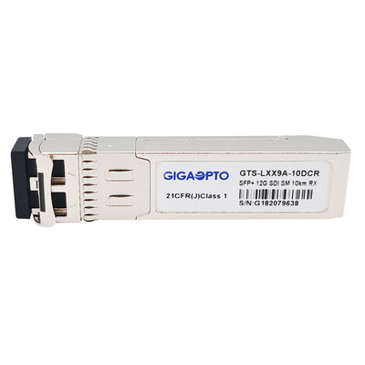 MSA 12G SDI Video SFP 1310nm 10km وحدة استقبال بصري واحدة لـ 12G 6G 3G HD SD-SD