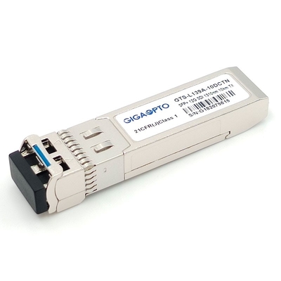 12 جيجابت في الثانية 10 كم 1310 نانومتر وحدة إرسال واستقبال فيديو SFP غير MSA Pinout LC SMF DOM