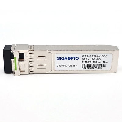 12G UHD SDI Video SFP Transceiver BiDi 13T 12R SMPTE جهاز الإرسال والاستقبال البصري