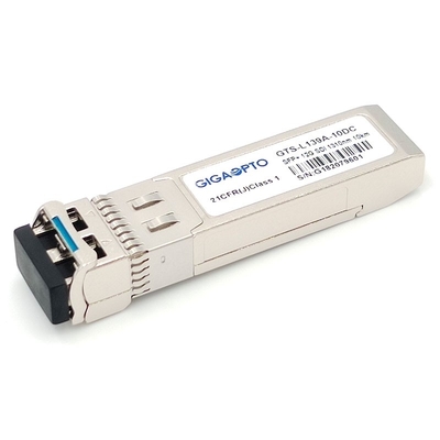 12G SDI SMPTE الفيديو النمط المرضي 1310 نانومتر 10 كم DDM SFP + LC SMF MSA وحدة الإرسال والاستقبال HD / SD-SDI