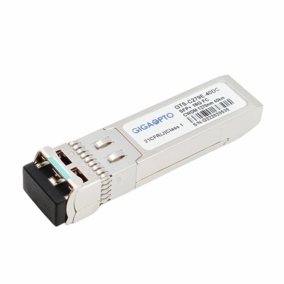 16G SFP + CWDM 1270nm-1610nm 40 كم وحدة الإرسال والاستقبال ذات القناة الليفية SMF