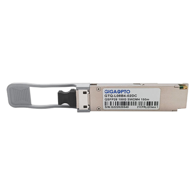 100GBASE-SWDM4 QSFP28 850nm-940nm MMF جهاز الإرسال والاستقبال 100m DOM LC