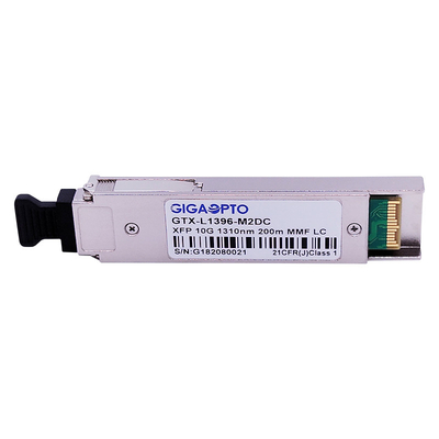 وحدة الإرسال والاستقبال الضوئية 10G XFP LRM FP 1310nm MMF 220m على OM3 MMF DOM