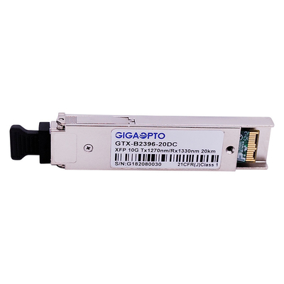 1270nm / 1330nm 10Gbps XFP BIDI 20 كم وحدة الإرسال والاستقبال البصرية الأخرى LC DOM