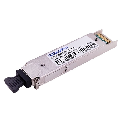 وحدة الإرسال والاستقبال البصرية LC DOM 10Gbps BIDI XFP ELR 1270nm / 1330nm 20km