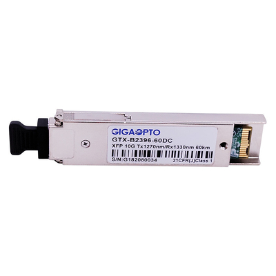 وحدة الإرسال والاستقبال الليفية 10Gbps BIDI XFP ER60 1270nm / 1330nm 60km DOM