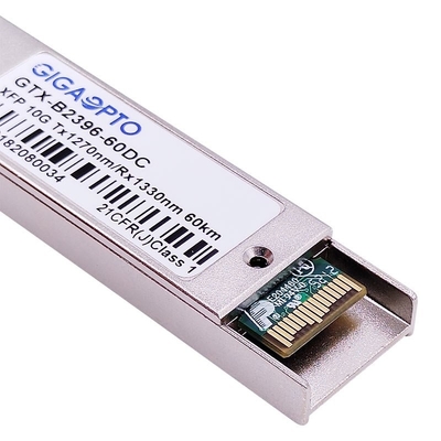 وحدة الإرسال والاستقبال الليفية 10Gbps BIDI XFP ER60 1270nm / 1330nm 60km DOM