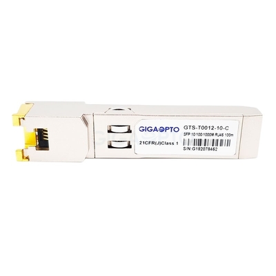وحدة الإرسال والاستقبال الضوئية النحاسية SFP 10/100 / 1000BASE-T لـ GLC-TA
