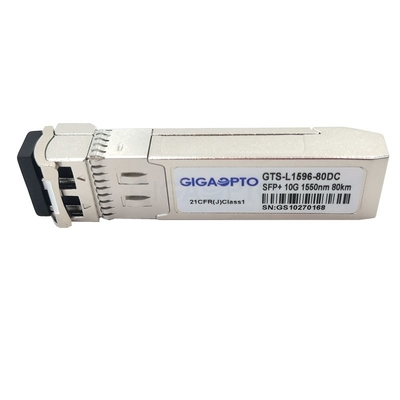 1550nm 10GBASE-ZR Cisco أجهزة الإرسال والاستقبال المتوافقة 80 كيلومتر SMF لـ SFP-10G-ZR