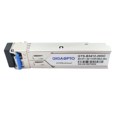 TX1310nm / RX1490nm Cisco Linksys MGBBX1 WDM جهاز الإرسال والاستقبال 1000BASE-BX SMF 20 كيلومتر