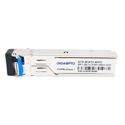 أجهزة الإرسال والاستقبال 1.25G WDM CISCO المتوافقة 1310nm-TX 40 كم لـ SMF GLC-BX40-UA