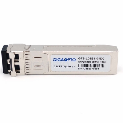 وحدة الإرسال والاستقبال الضوئية 850nm SFP28 100 متر لـ MMF Cisco SFP-25G-SR-S