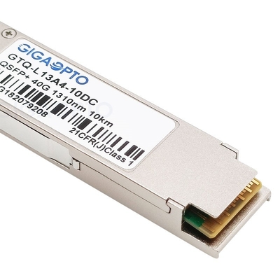 1310nm 40Gbps CWDM جهاز الإرسال والاستقبال البصري 10 كيلومتر SMF لـ Cisco QSFP-40GE-LR4