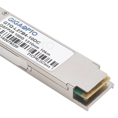 QSFP28 CWDM4 Cisco متوافق مع جهاز الإرسال والاستقبال SMF 10 كم لـ QSFP-100G-4WDM-S