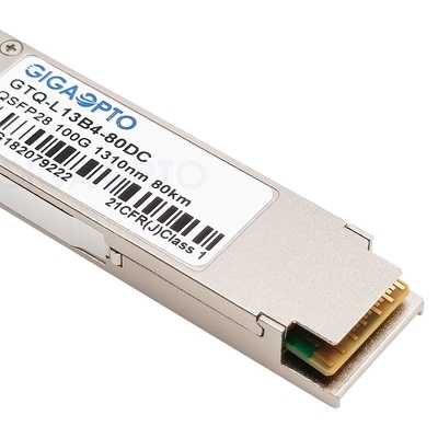1310nm LAN WDM QSFP28 100GBASE-ZR4 جهاز الإرسال والاستقبال البصري لـ Cisco QSFP-100G-ZR4-S