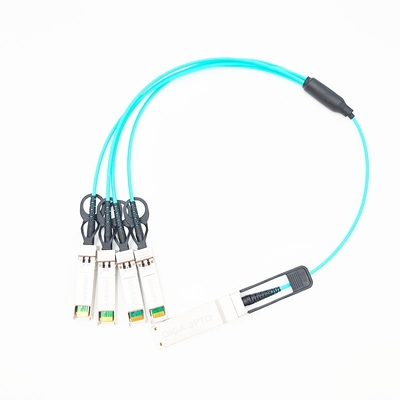 اندلاع Cisco QSFP-4X10G-AOC متوافق مع QSFP + إلى 4x10G SFP +