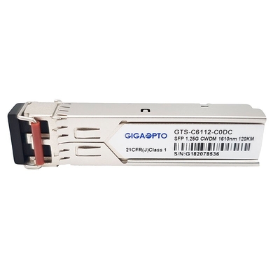 CWDM-SFP-1610-120 وحدة الإرسال والاستقبال المتوافقة مع Cisco SFP 120km Duplex LC