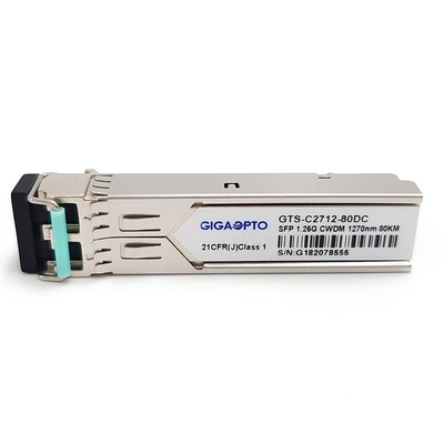 جهاز إرسال واستقبال من الألياف 1000BASE-CWDM بطول 80 كم SMF لـ Cisco CWDM-SFP-xxxx