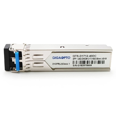 100 جيجاهرتز C17-C61 1000BASE-DWDM SFP 40 كم SMF لـ Cisco DWDM-SFP-xxxx-40