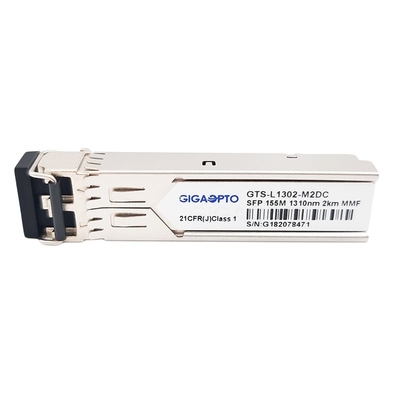 155Mbps SFP Cisco Gigabit Transceiver 1310nm Module 2km MMF لـ ONS-SI-100-FX