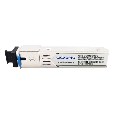 شبكات ميكروتيك GPON SFP ONU B + جهاز الإرسال والاستقبال SFPONU لـ S-GPON-ONU