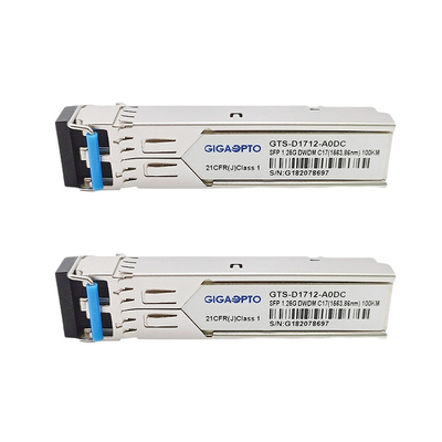 DWDM-SFP أجهزة الإرسال والاستقبال المتوافقة مع Cisco 100 جيجاهرتز 1G وحدة EZX 100 كم SMF