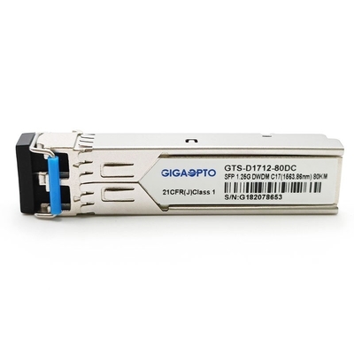 جهاز الإرسال والاستقبال الليفي HP Fibre Transceiver 100GHz DWDM ZX DWDM-SFP1G-xx.xx-80