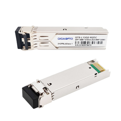100BASE-FX SFP SGMII Cisco GLC-GE-100FX جهاز الإرسال والاستقبال 1310 نانومتر 2 كم لـ MMF