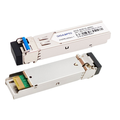 1.25G TX1310nm RX1550nm BIDI SFP جهاز الإرسال والاستقبال 40 كيلومتر SMF LC DOM لسيسكو GLC-BX40-U