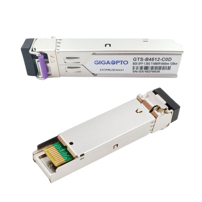 1000BASE-BX SFP 1490nm / 1550nm Cisco BIDI Transceiver LC 120km لـ SMF GLC-BX120-U