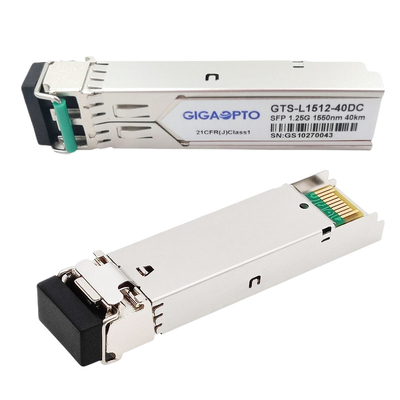 1550nm Cisco SFP جهاز الإرسال والاستقبال البصري 40 كم لـ SMF GLC-EX-SM1550-40