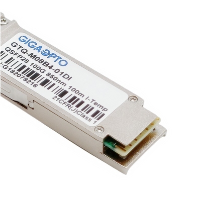 وحدة الإرسال والاستقبال البصرية QSFP28 850nm MMF 100m لـ Cisco QSFP-100G-SR4-I