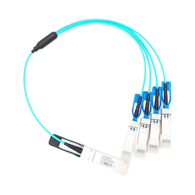 100G QSFP28 إلى 4x25G SFP28 كبل بصري نشط AOC لـ Cisco QSFP-4SFP25G-AOC