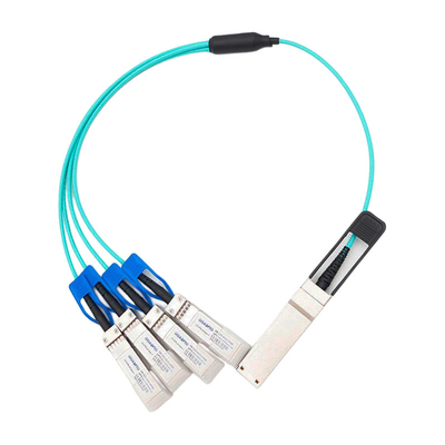 100G QSFP28 إلى 4x25G SFP28 كبل بصري نشط AOC لـ Cisco QSFP-4SFP25G-AOC