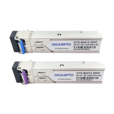 متوافق مع جهاز الإرسال والاستقبال HPE J9143B-20 BIDI أحادي الوضع SFP