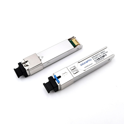 ناقل استقبال وحدات SFP أحادي الوضع 1490nm / 1310nm طول موجة