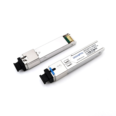 3.3 فولت 20 كيلومتر SFP Module Transceiver للشبكة نقل البيانات عالية السرعة الاتصال لمسافات طويلة