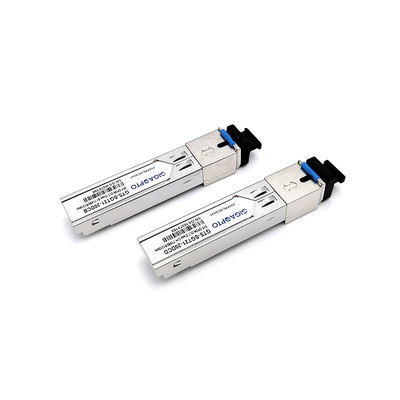 ناقل استقبال وحدات SFP أحادي الوضع 450mA طول موجة 1490nm & 1310nm