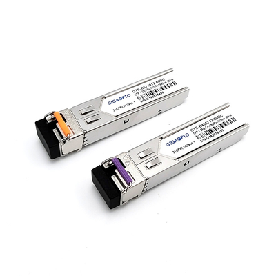 ناقل SFP البصري DDM / DOM دعم معدل البيانات 155Mbps ~ 100Gbps